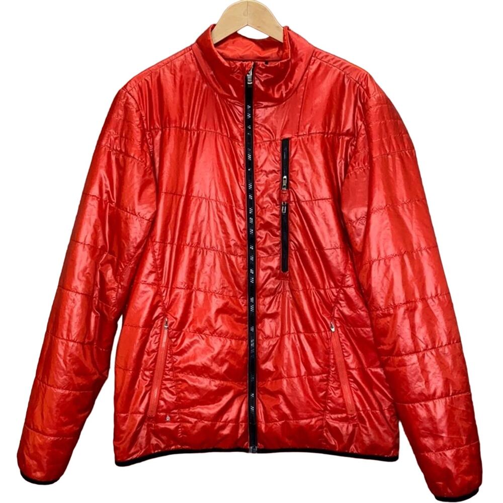 Spyder Men's Red Puffer Jacket Large